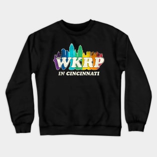 WKRP in Cincinatti Vintage Rainbow Crewneck Sweatshirt